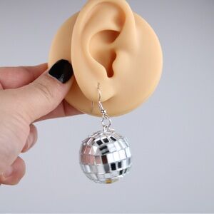 Disco Ball fashion dangle earring